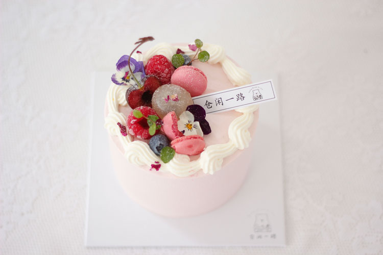 香水玫瑰生日蛋糕